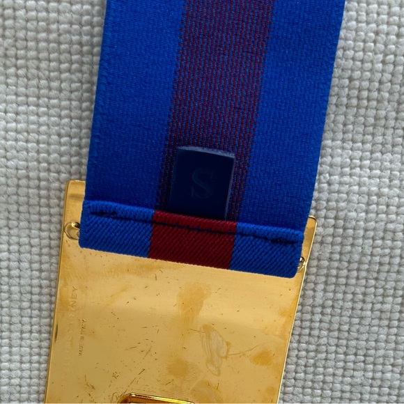 Stella McCartney
Superhero Striped Waist Belt, Blue/Red main image 4
